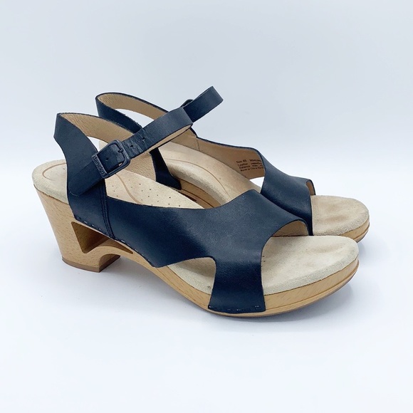 Dansko Tasha Leather Ankle Strap Sandals Comfort - Picture 10 of 10